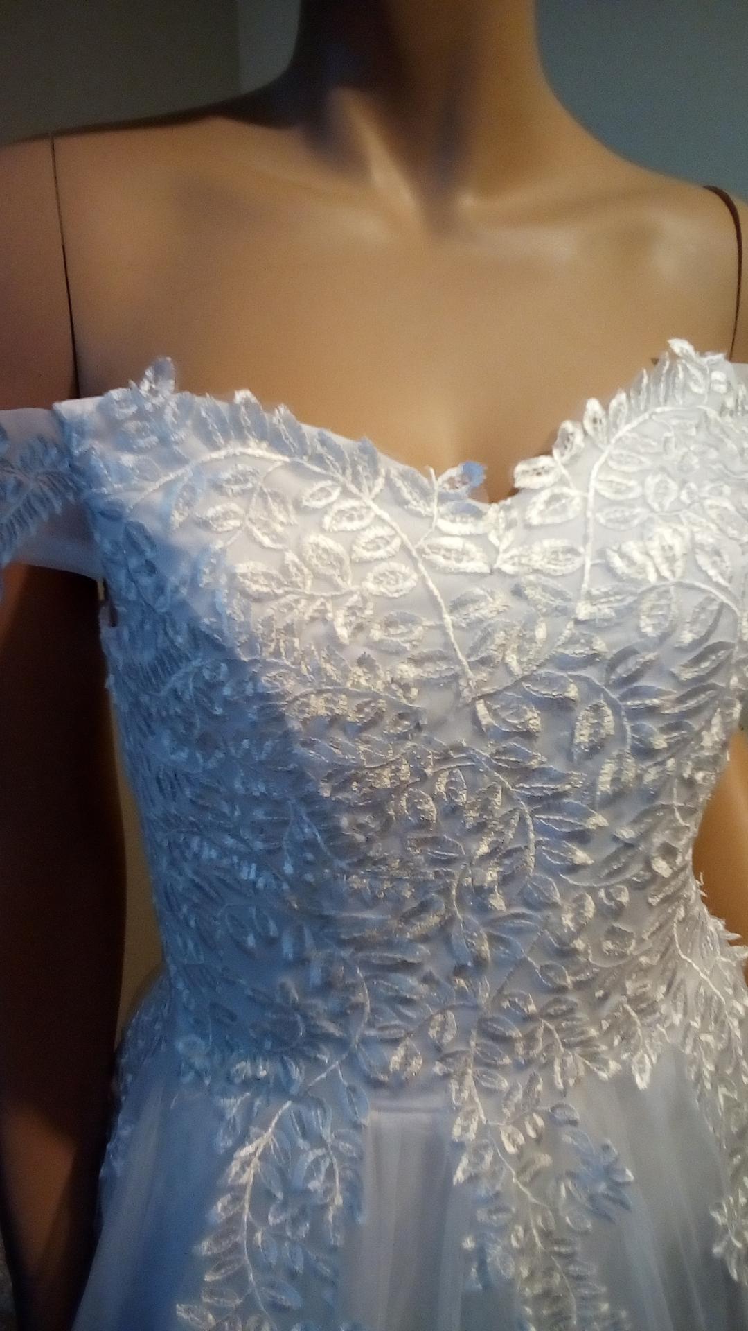 bustier robe de mariée brodée