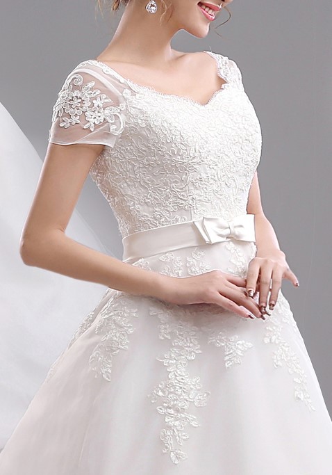 2015 new arrival free shipping long tail lace wedding dress sleeve vestidos sexy plus size vintage 2