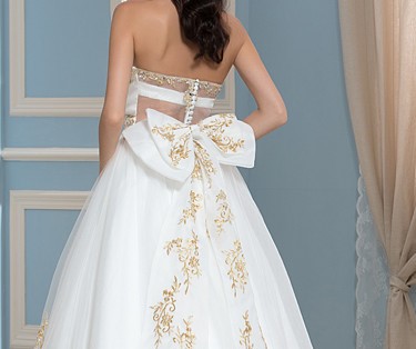 2016 de mariage de luxe robes pinceau train d or broderie ch eacute 3