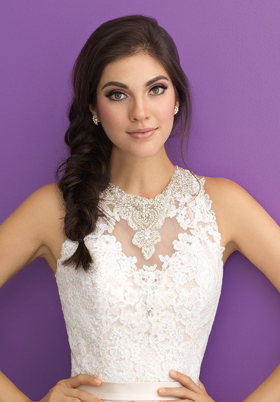 corsage robe de mariée brodée