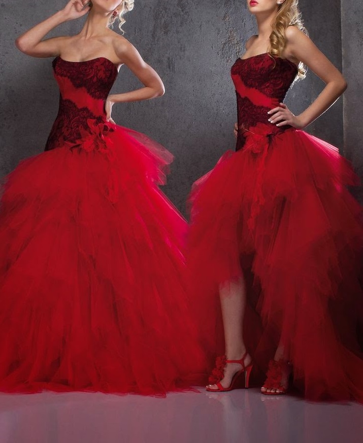 robe rouge modulable pour mariage