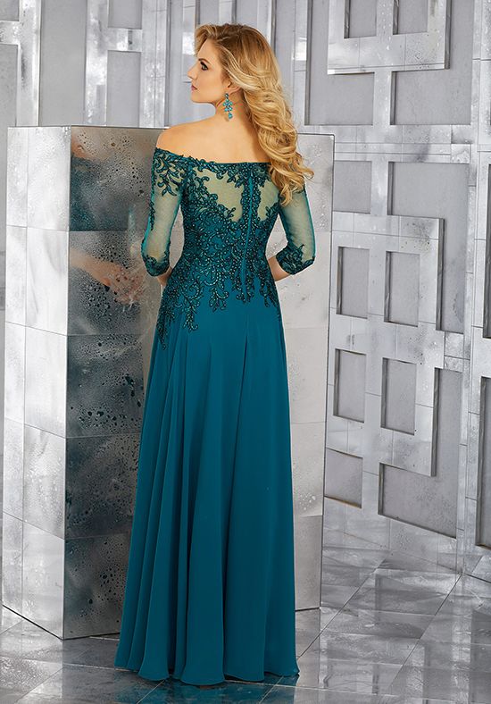 robe du soir verte