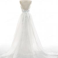 Detachable organza overskirt 7