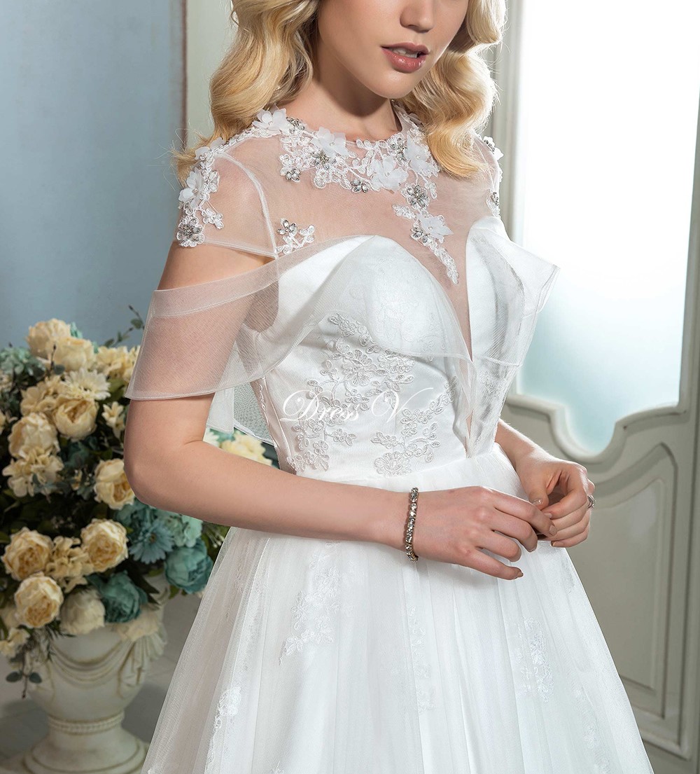 Dressv ivoire appliques perl eacute 1