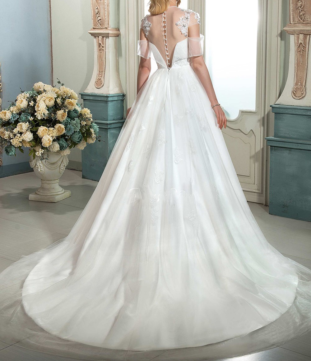 Dressv ivoire appliques perl eacute