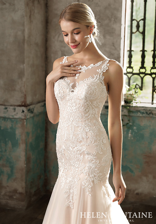 Robe de mariée sirène Helen Fontaine
