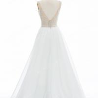 High end organza and tulle skirt with court train 8