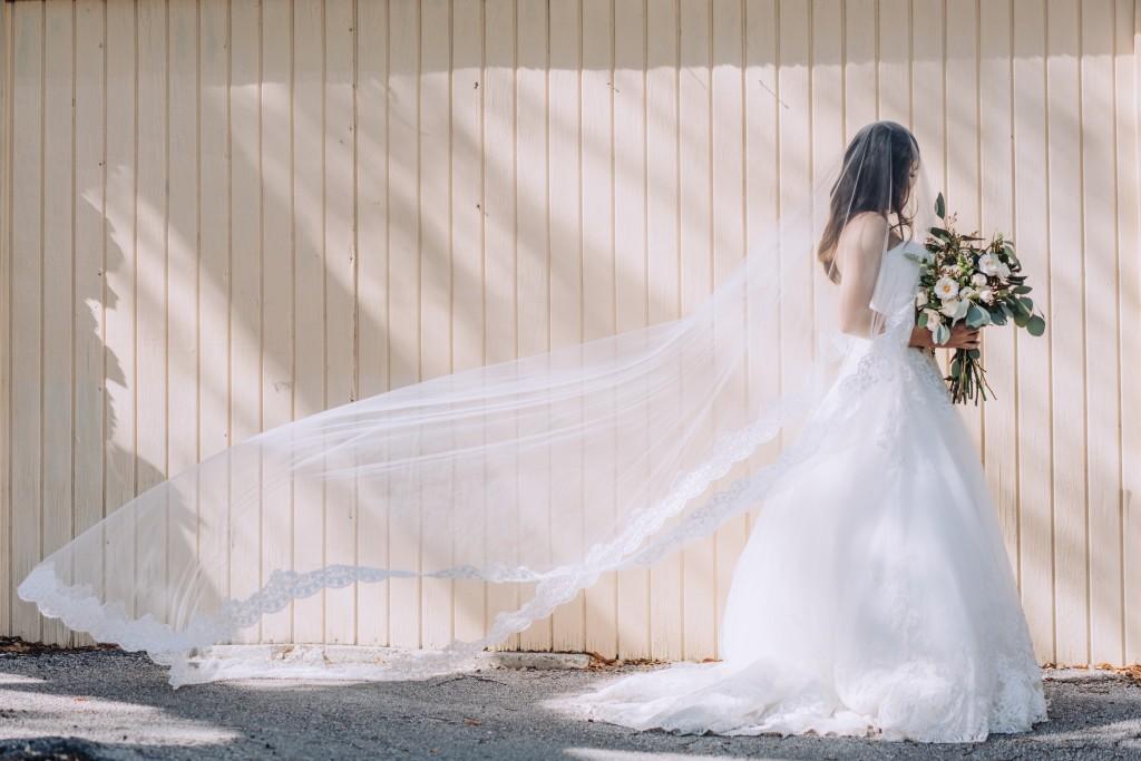 L'histoire du voile de la mariée