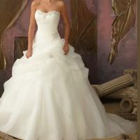 robe mariée princesse perles