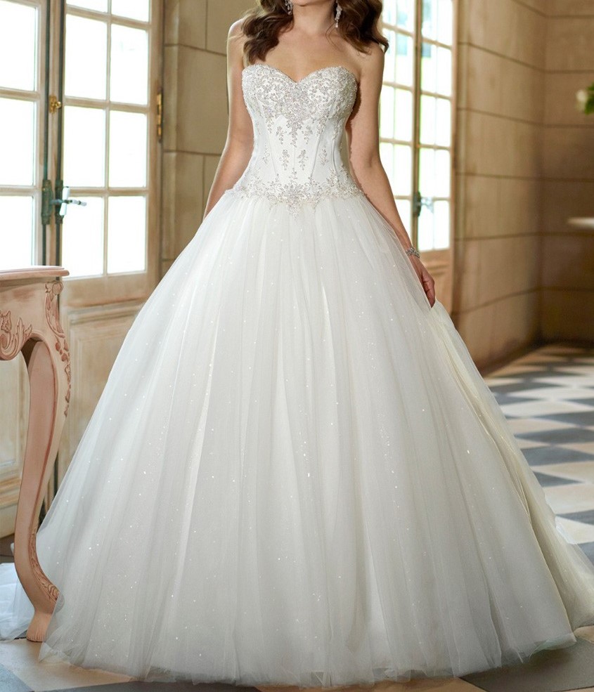 robe de mariée princesse tulle