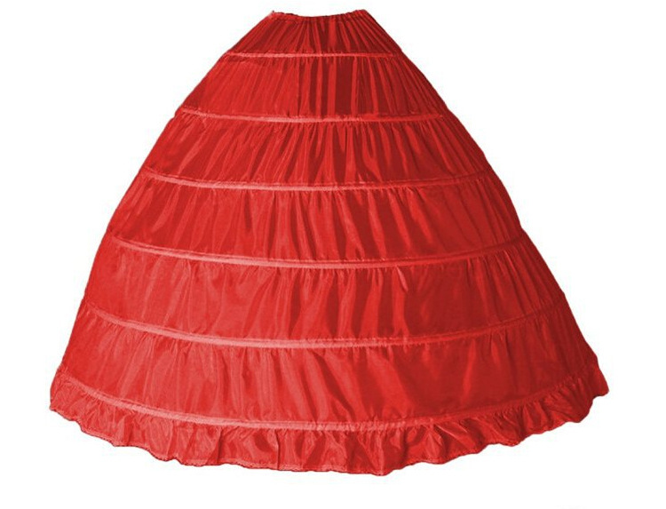 jupon rouge pour robe de mariée