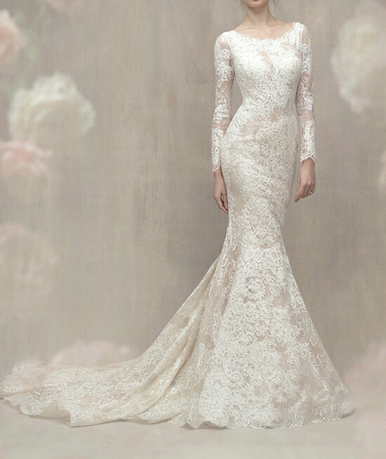 robe sirène dentelle pour mariage