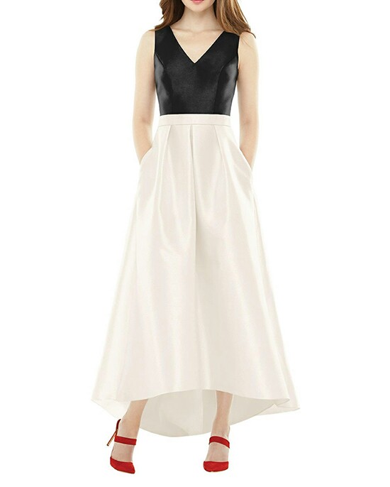 Robe de soirée bicolore