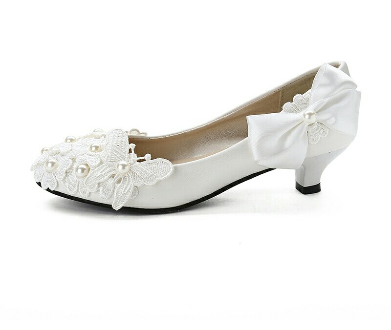 Escarpins mariage blanc