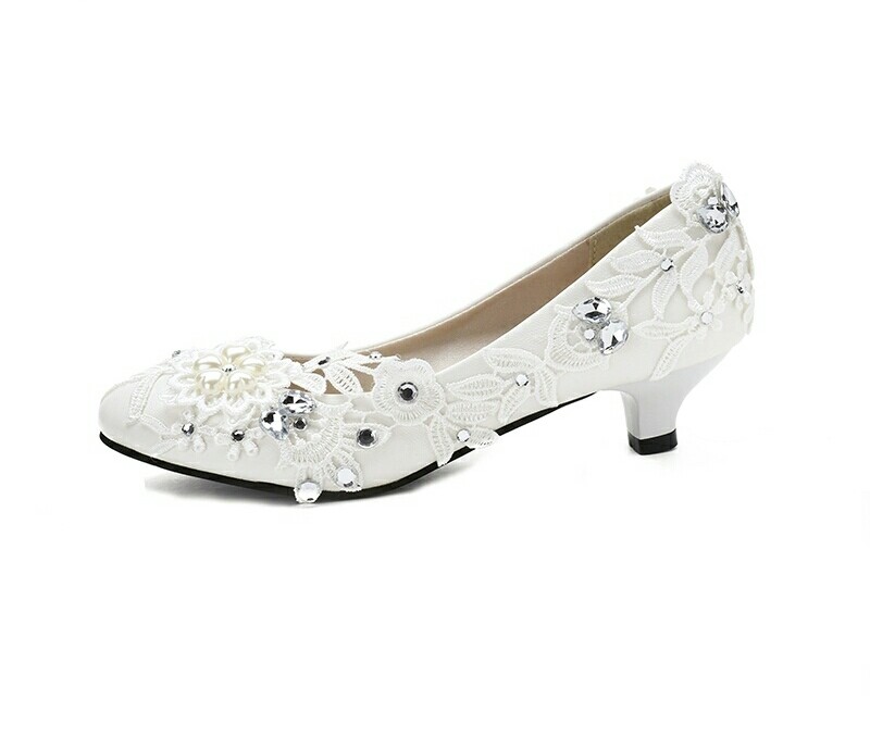 Chaussure de mariée fait main