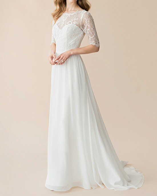 robe pour la mariée tissu mousseline