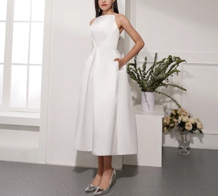 Robe blanche pour baptêmes