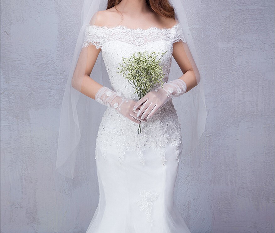 Plus la taille livraison gratuite robe de mariage dentelle sir egrave 1
