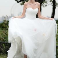 Puffy bridal tulle ball gown 3