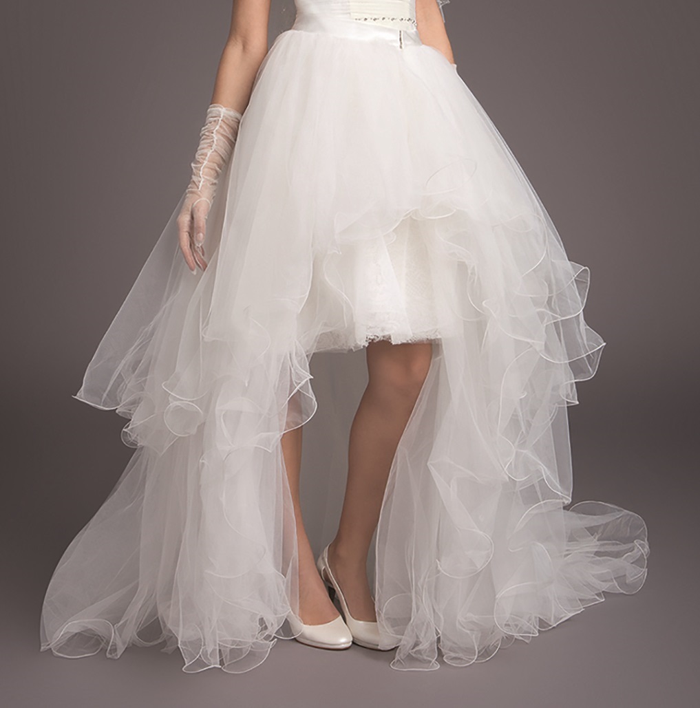 Robe de mariee risette et traine amovible8