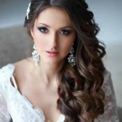 Side hair mariage boucle 1