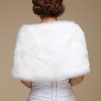 Wedding bolero outerwear wedding accessories urged wrap bride formal winter cape bride fur shawl wedding jackets 1 